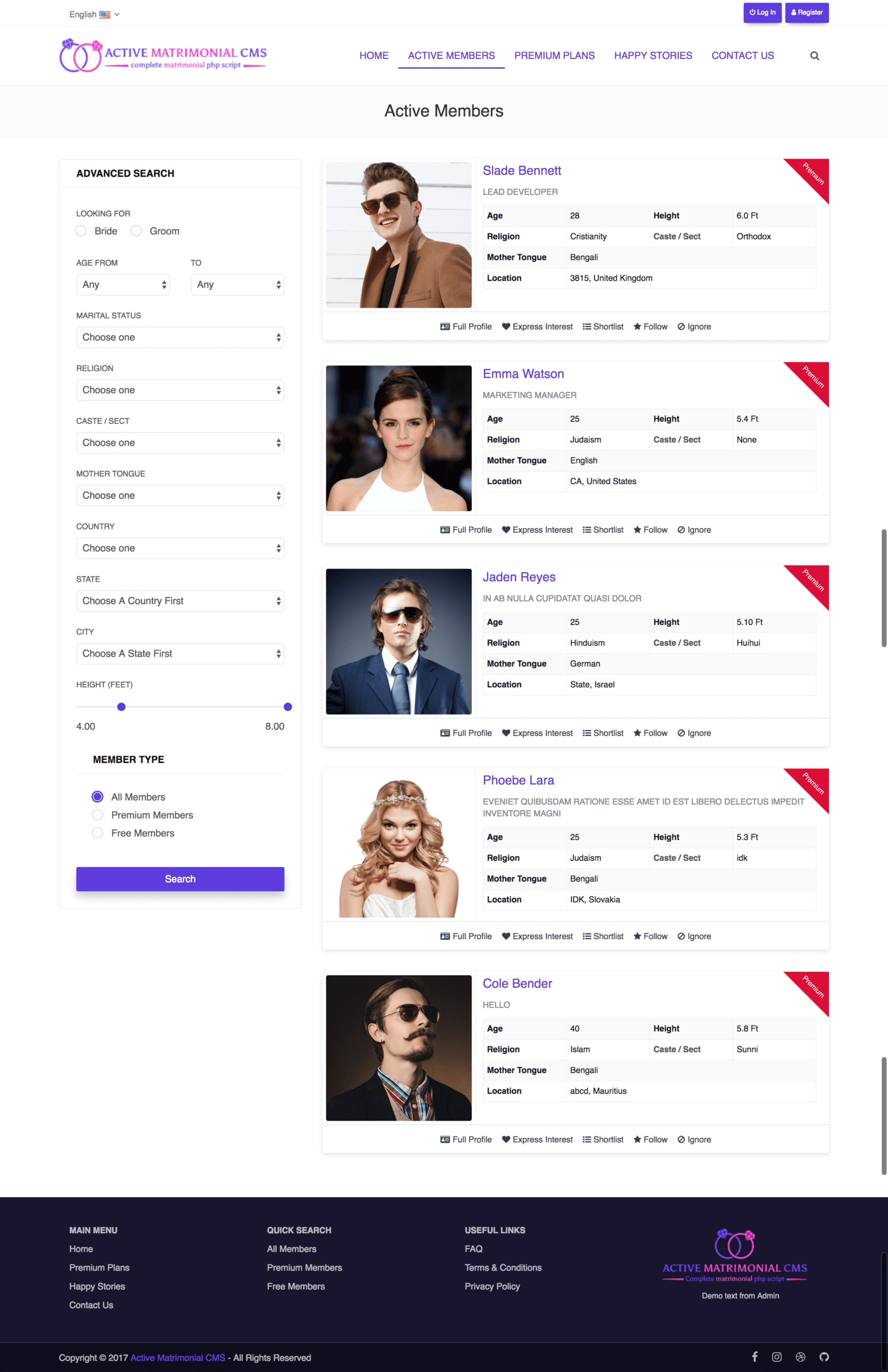 Active Matrimonial CMS - Image 3